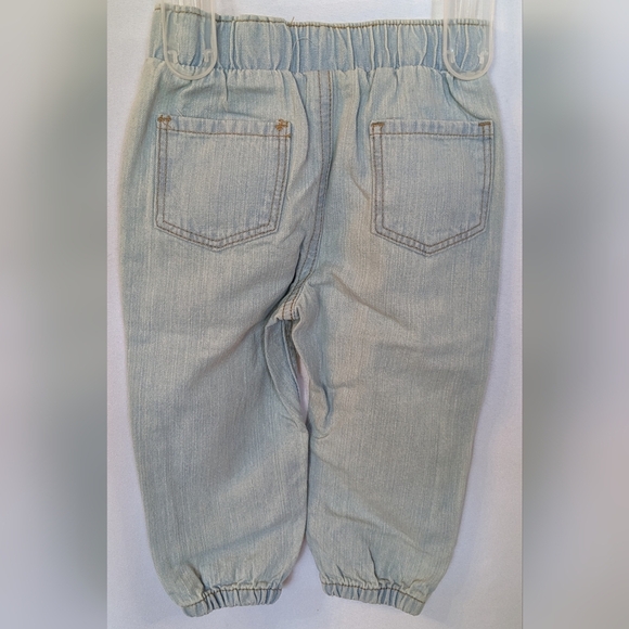 New Garanimals Light Blue Kids Jogger Pants, 12 Month, TH - Picture 2 of 2